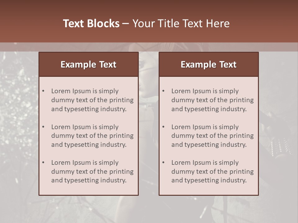 Hairstyle Vandalism Woman PowerPoint Template