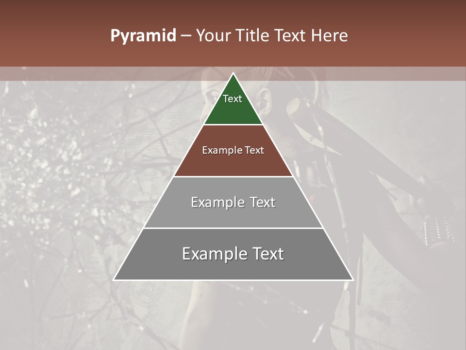 Hairstyle Vandalism Woman PowerPoint Template