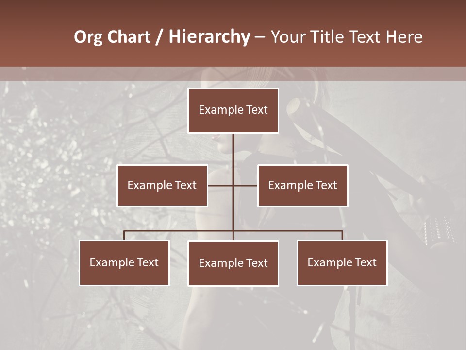 Hairstyle Vandalism Woman PowerPoint Template