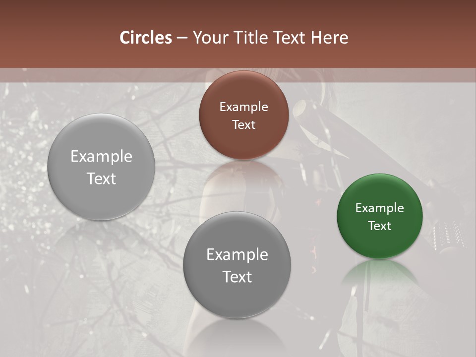 Hairstyle Vandalism Woman PowerPoint Template