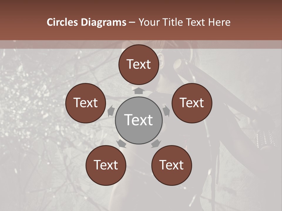 Hairstyle Vandalism Woman PowerPoint Template