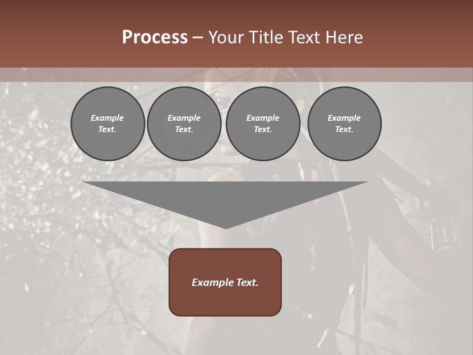 Hairstyle Vandalism Woman PowerPoint Template