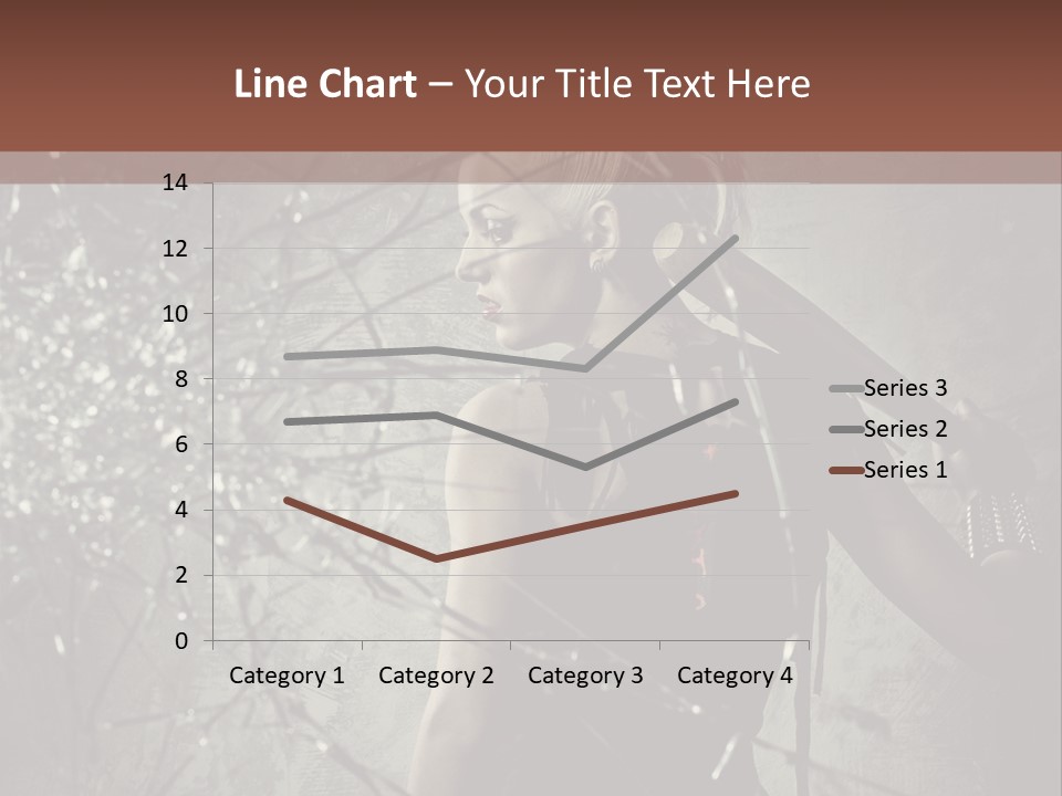 Hairstyle Vandalism Woman PowerPoint Template