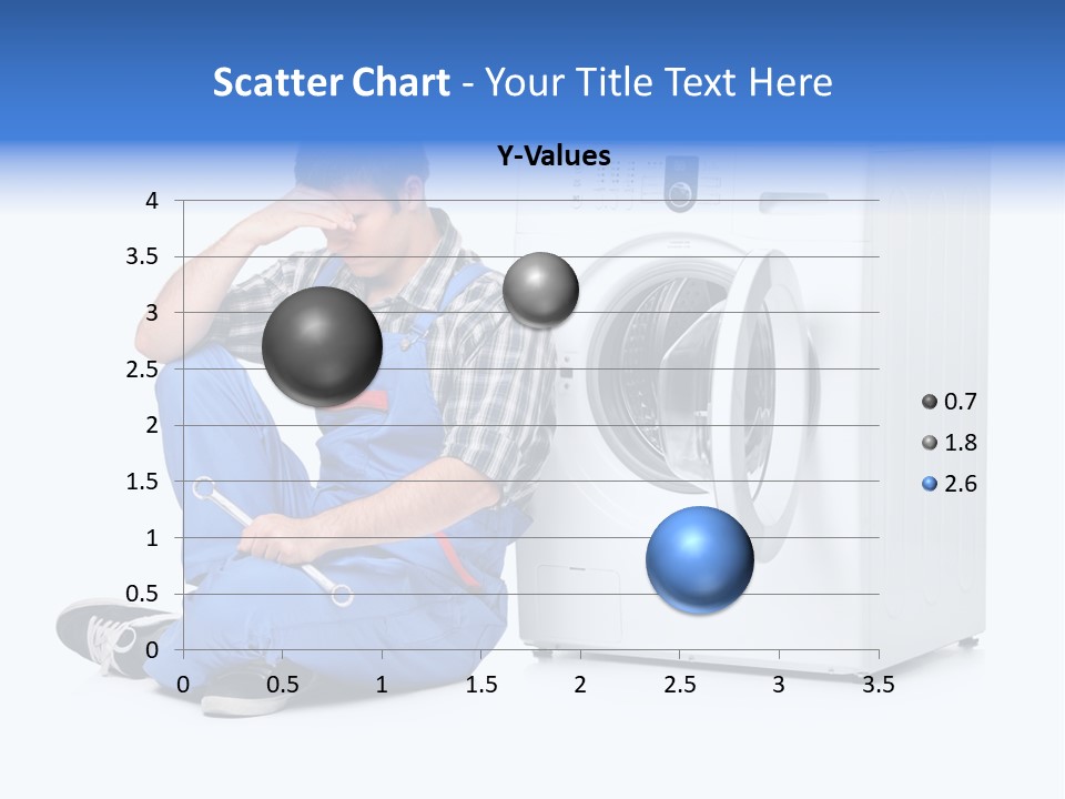 Young Dungarees Desperate PowerPoint Template