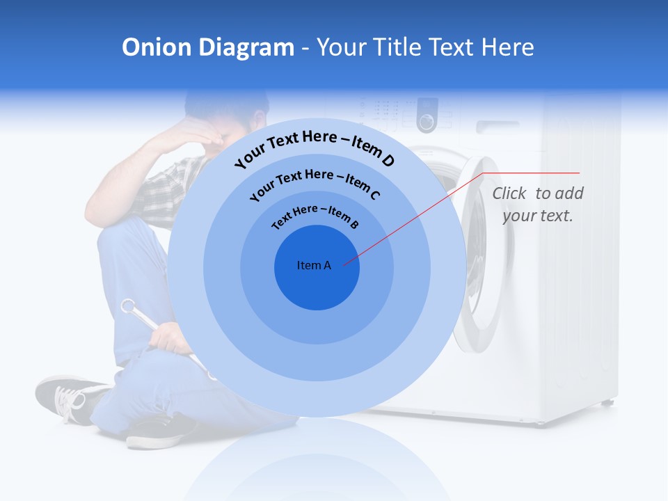 Young Dungarees Desperate PowerPoint Template