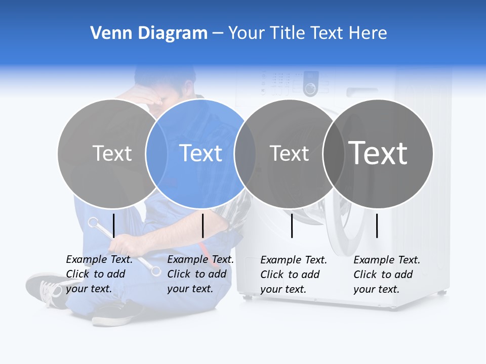 Young Dungarees Desperate PowerPoint Template