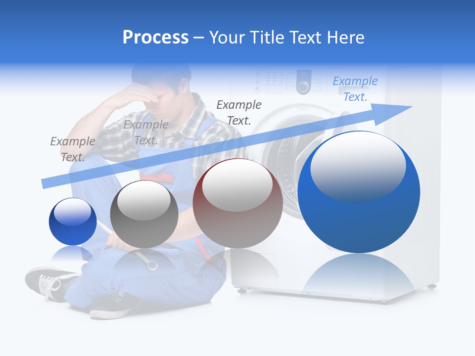 Young Dungarees Desperate PowerPoint Template