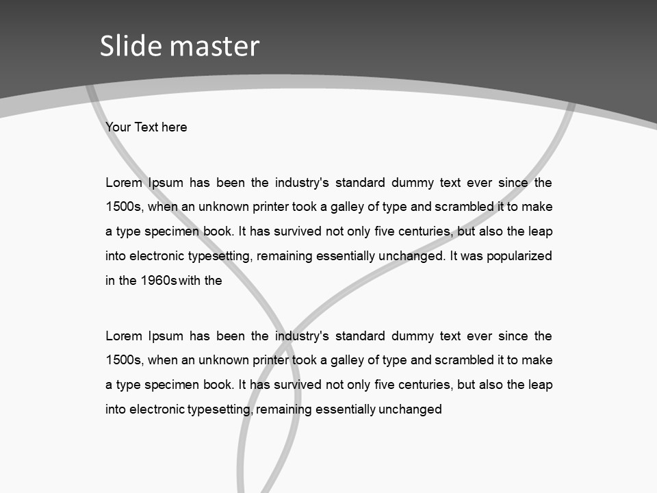 Love Audio Cord PowerPoint Template