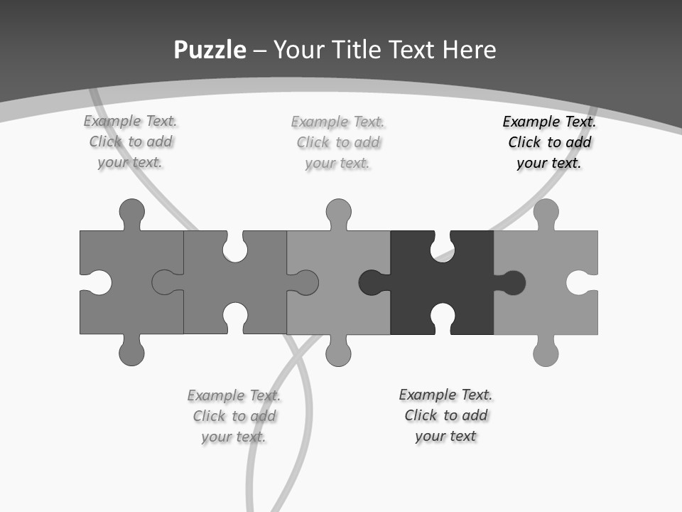 Love Audio Cord PowerPoint Template