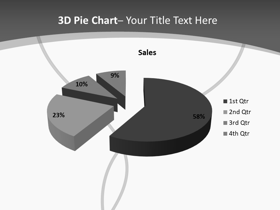 Love Audio Cord PowerPoint Template