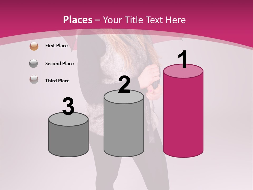 Young Cap Model PowerPoint Template