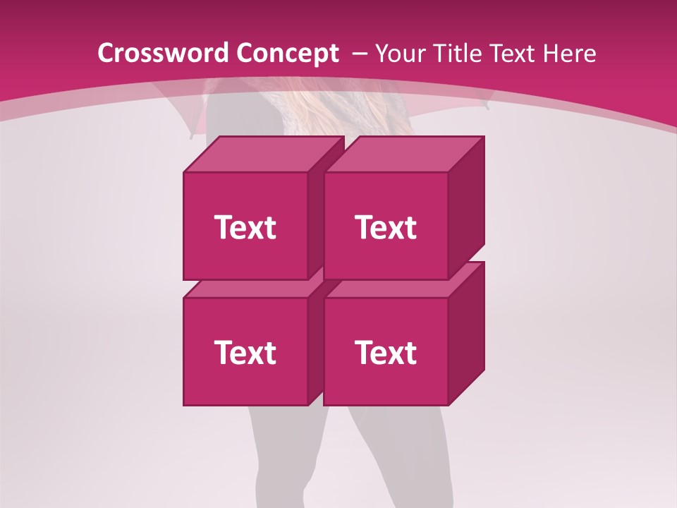 Young Cap Model PowerPoint Template
