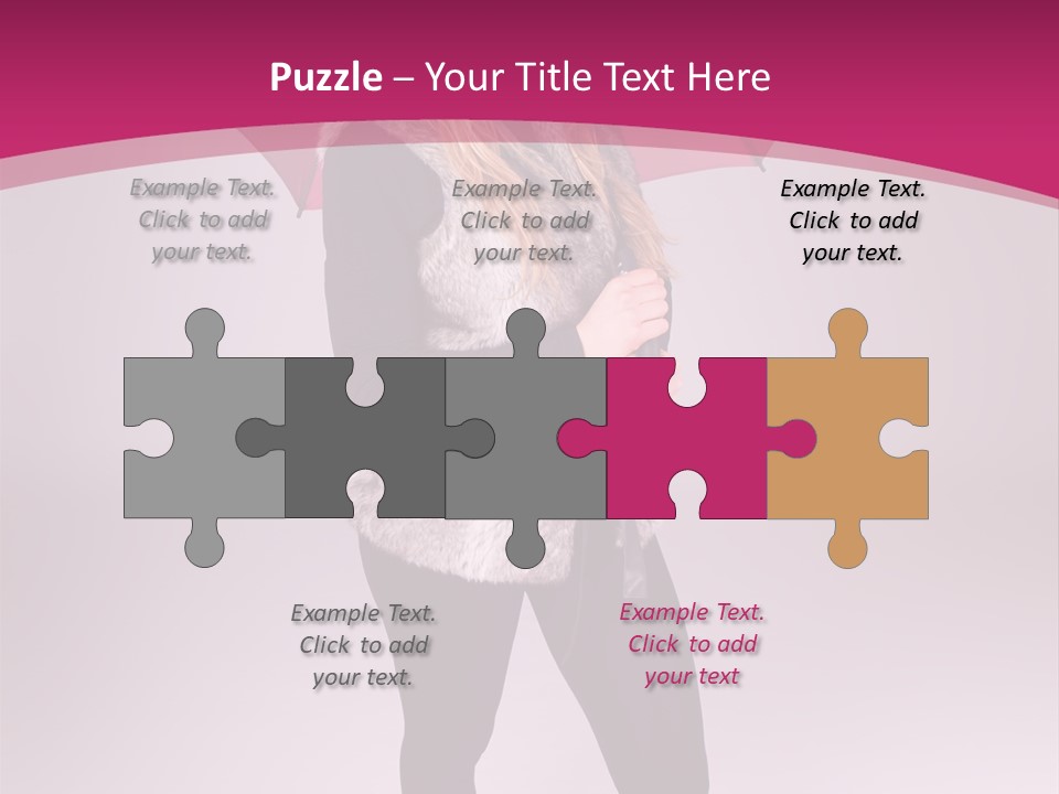 Young Cap Model PowerPoint Template