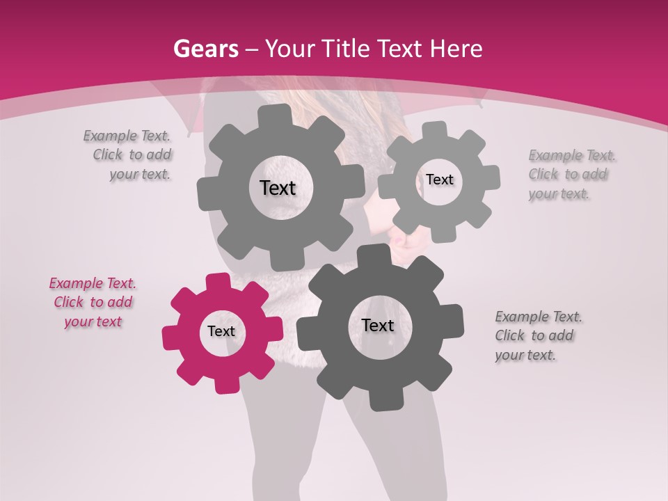 Young Cap Model PowerPoint Template