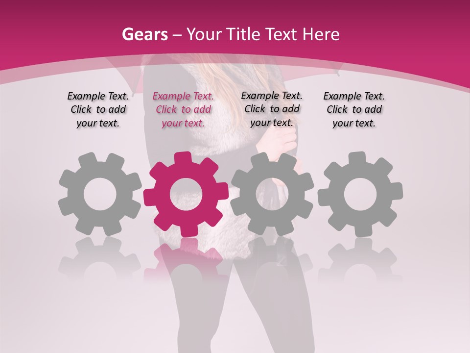 Young Cap Model PowerPoint Template