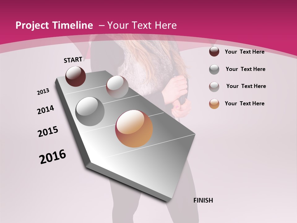 Young Cap Model PowerPoint Template