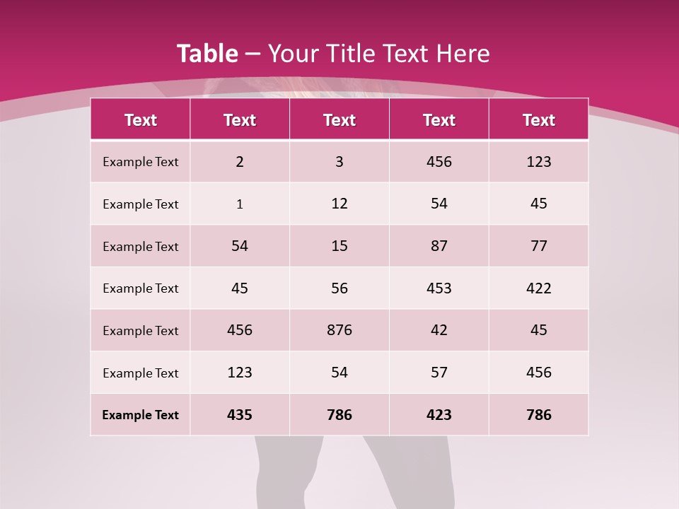 Young Cap Model PowerPoint Template
