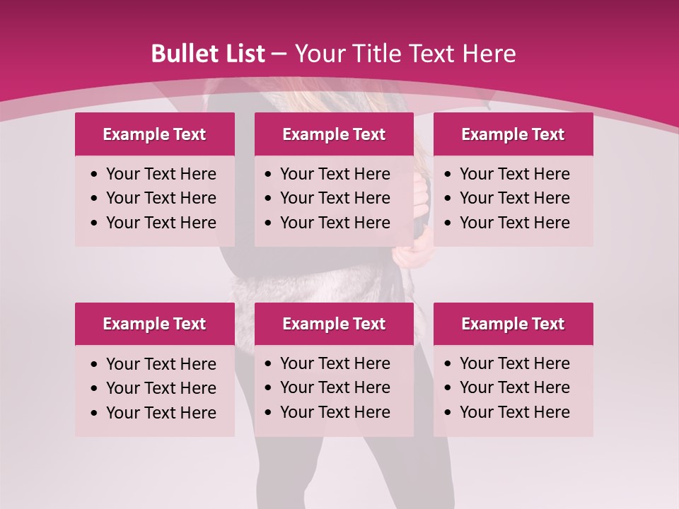 Young Cap Model PowerPoint Template