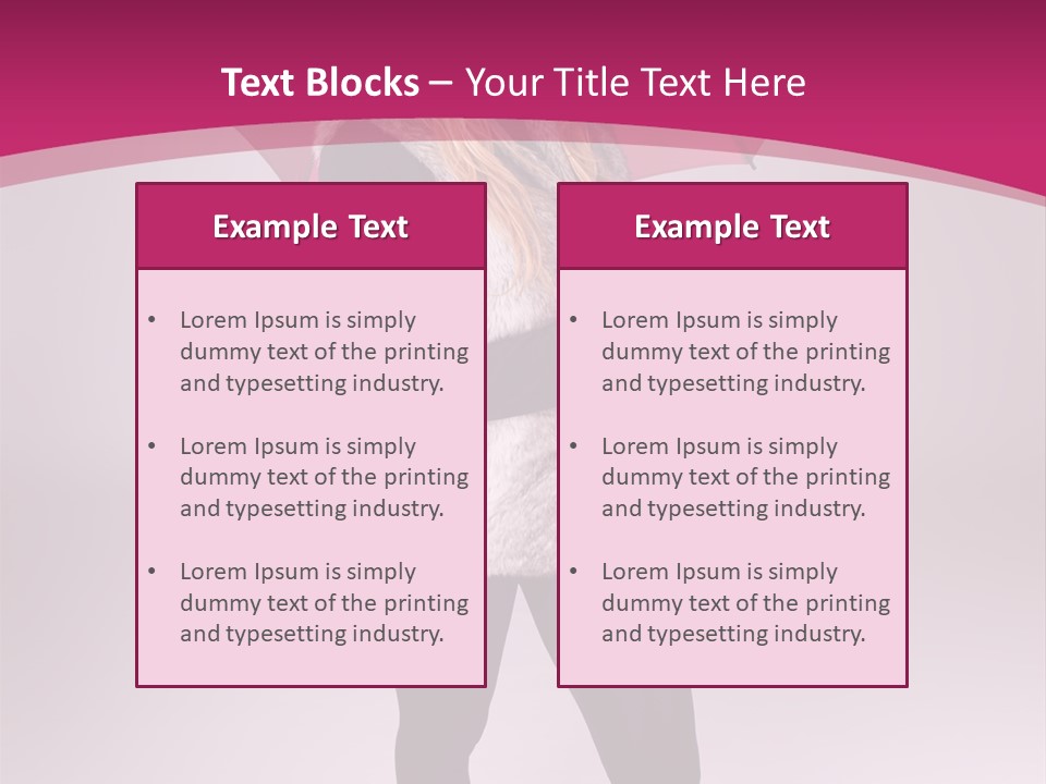Young Cap Model PowerPoint Template