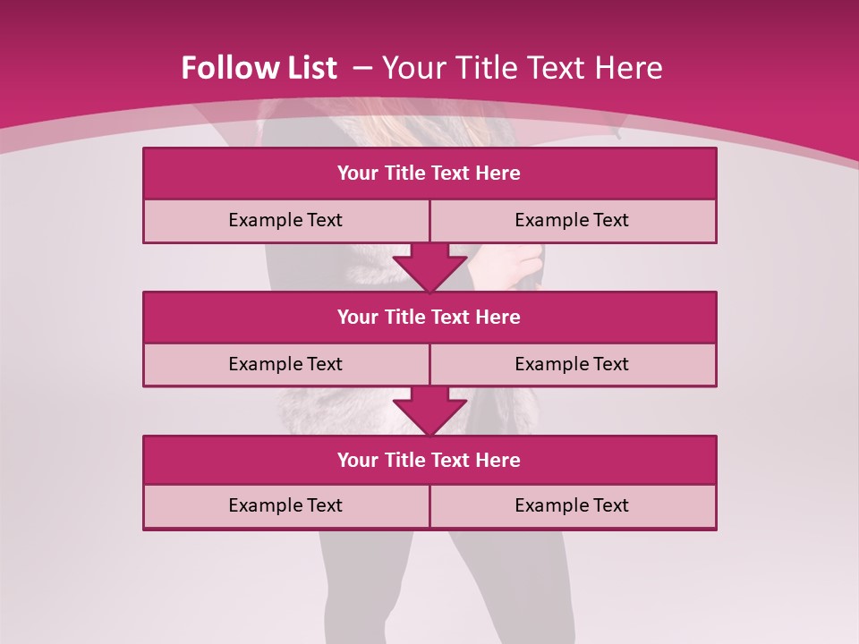 Young Cap Model PowerPoint Template
