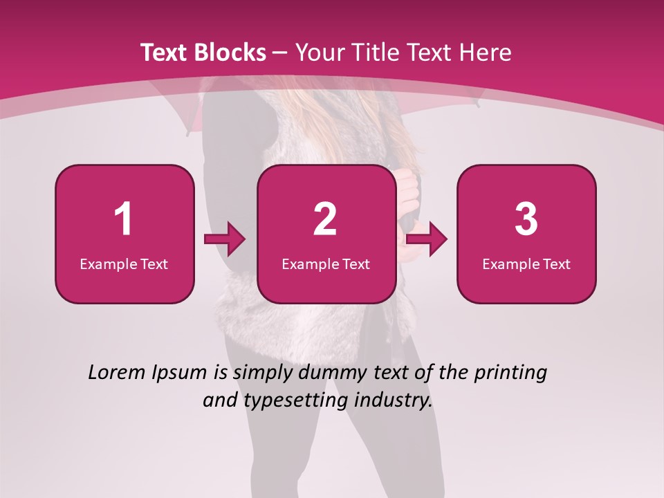 Young Cap Model PowerPoint Template