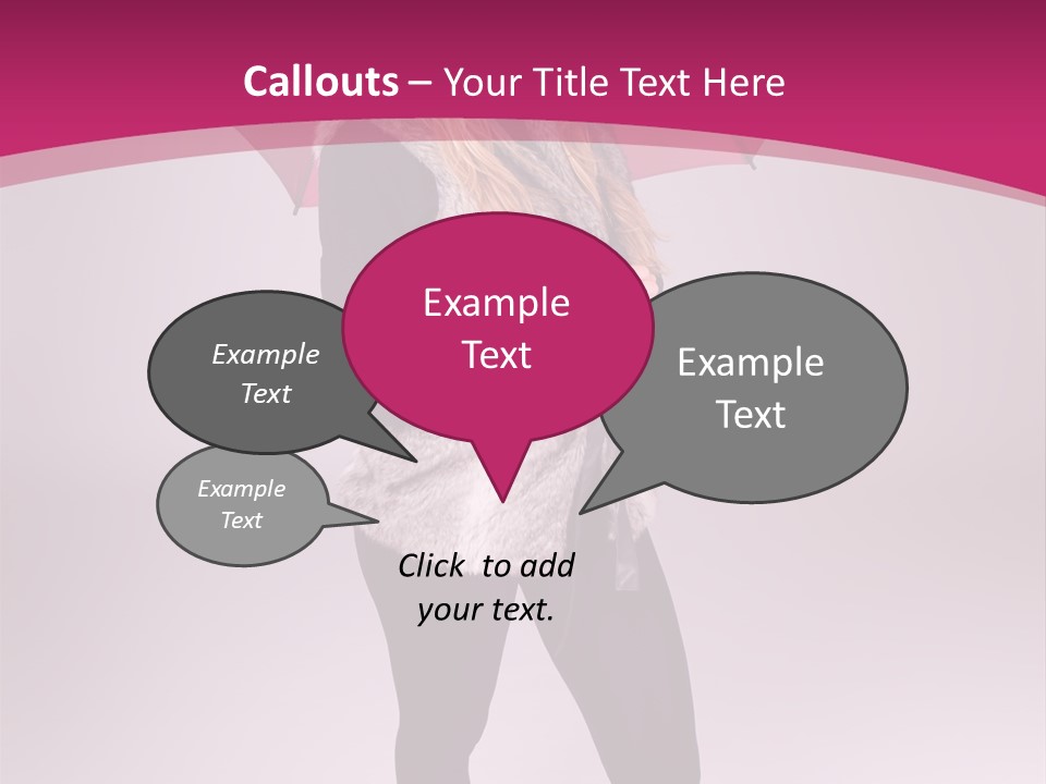 Young Cap Model PowerPoint Template