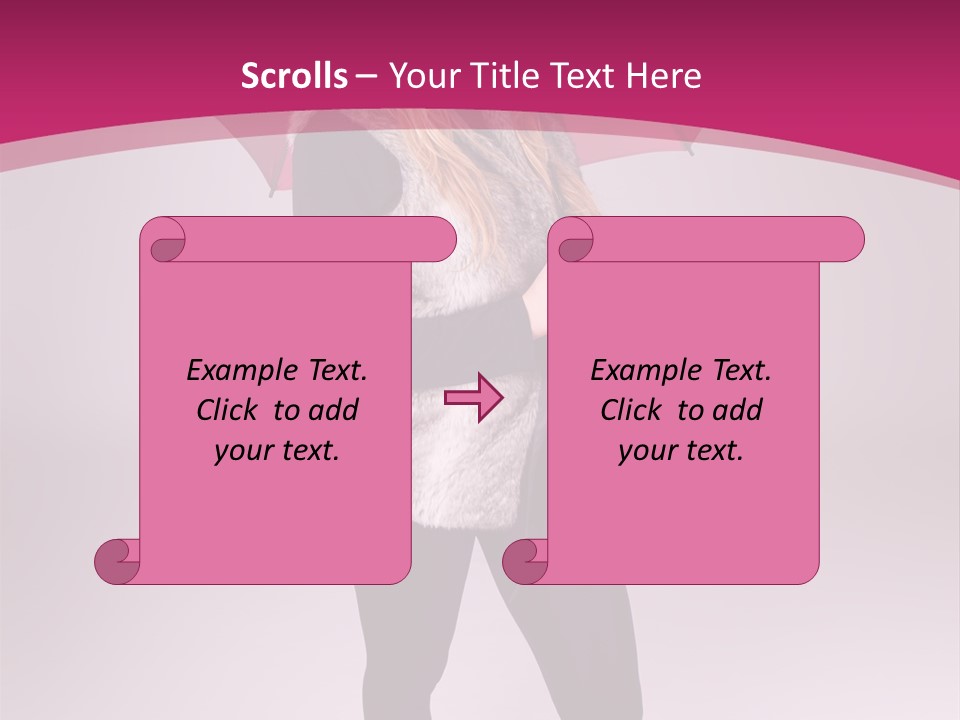 Young Cap Model PowerPoint Template