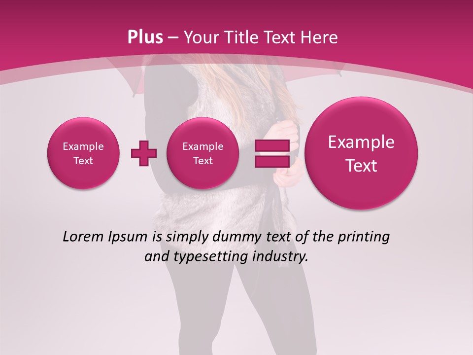 Young Cap Model PowerPoint Template