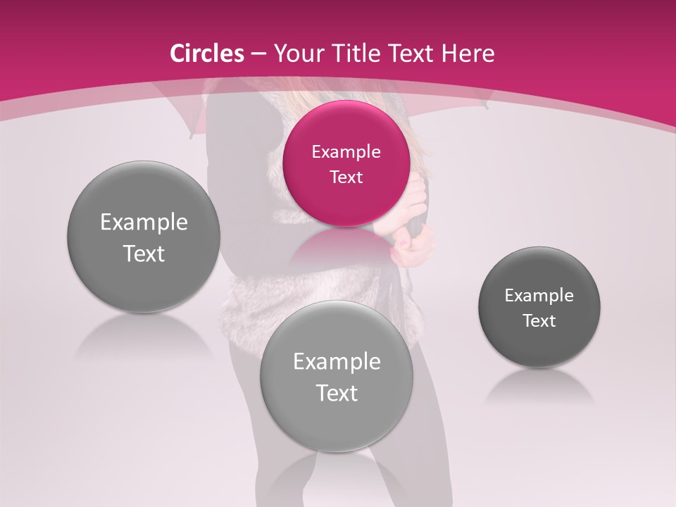 Young Cap Model PowerPoint Template