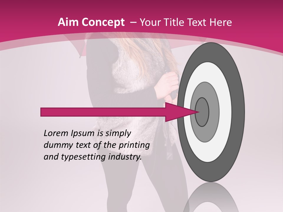 Young Cap Model PowerPoint Template