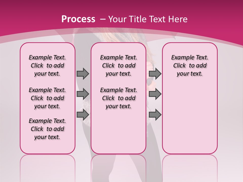Young Cap Model PowerPoint Template