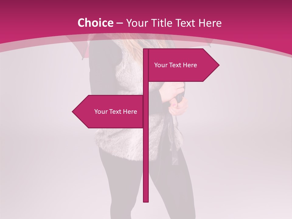 Young Cap Model PowerPoint Template