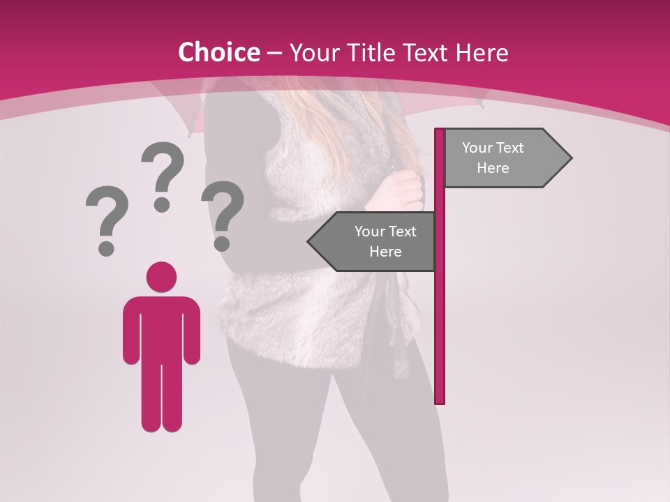 Young Cap Model PowerPoint Template