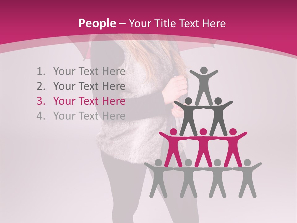 Young Cap Model PowerPoint Template
