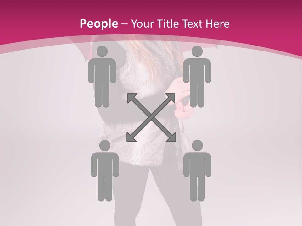 Young Cap Model PowerPoint Template