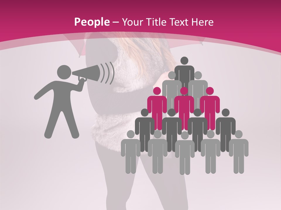 Young Cap Model PowerPoint Template