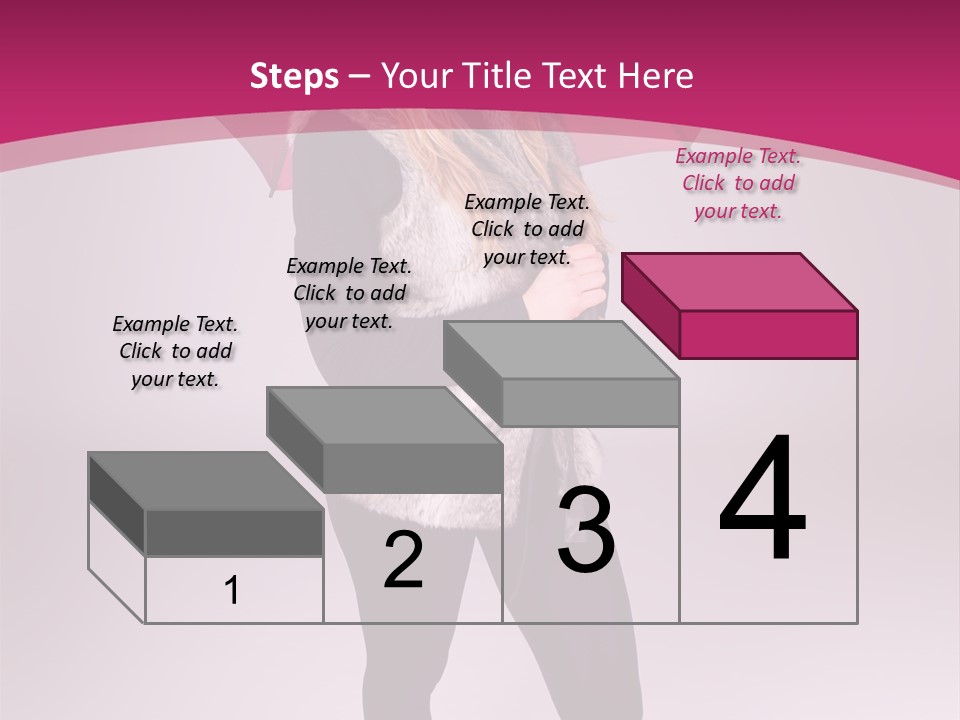 Young Cap Model PowerPoint Template