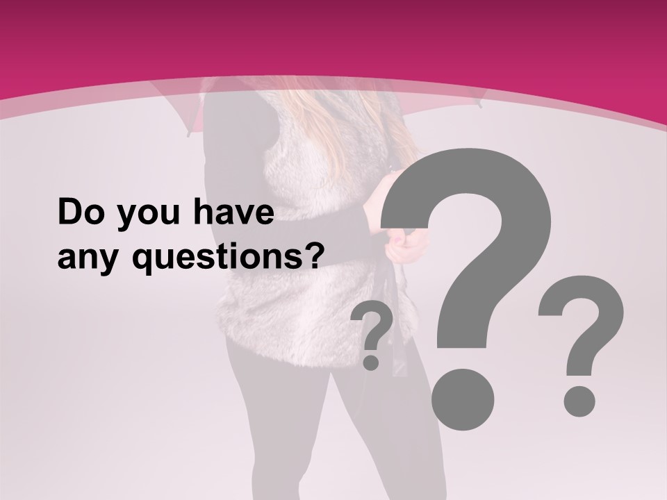 Young Cap Model PowerPoint Template