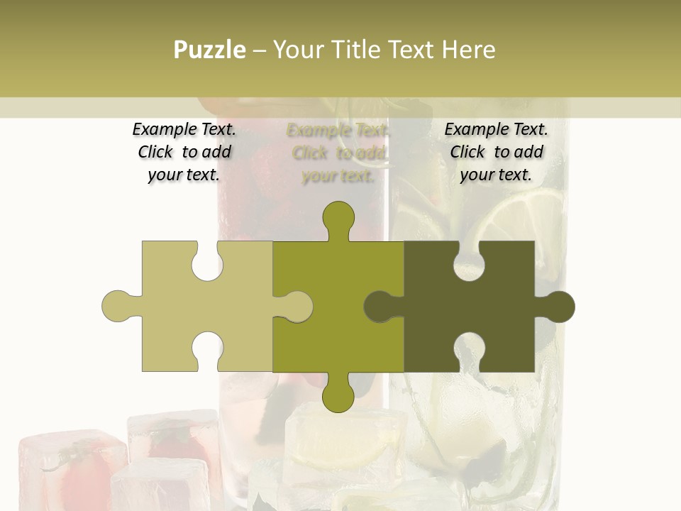 Taste Thirsty Cool PowerPoint Template