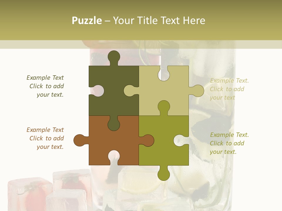 Taste Thirsty Cool PowerPoint Template