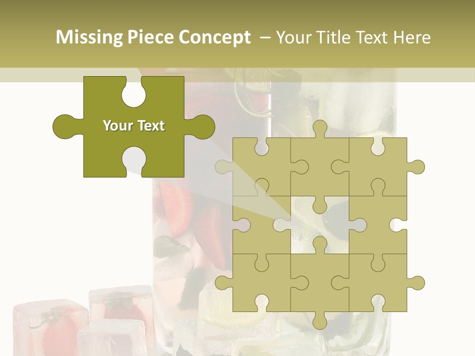 Taste Thirsty Cool PowerPoint Template