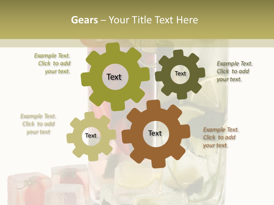 Taste Thirsty Cool PowerPoint Template