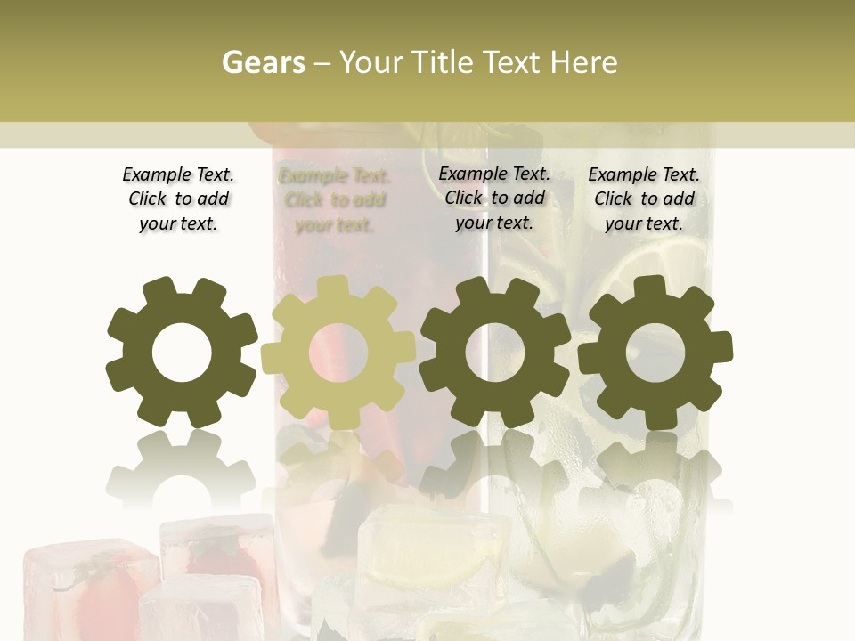 Taste Thirsty Cool PowerPoint Template