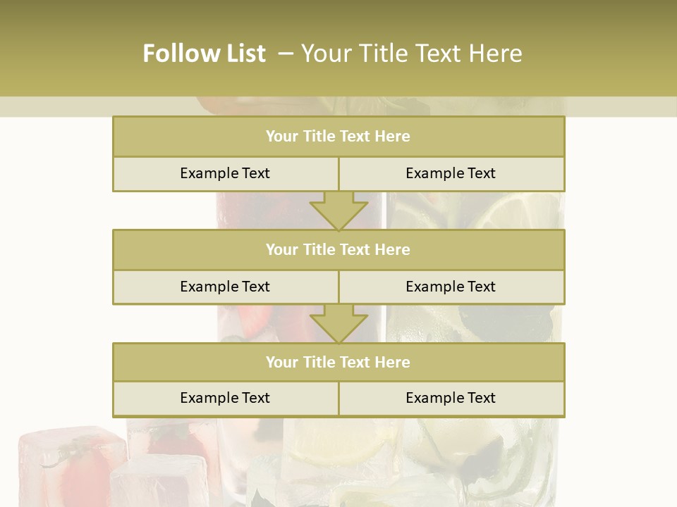 Taste Thirsty Cool PowerPoint Template