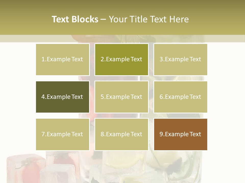 Taste Thirsty Cool PowerPoint Template