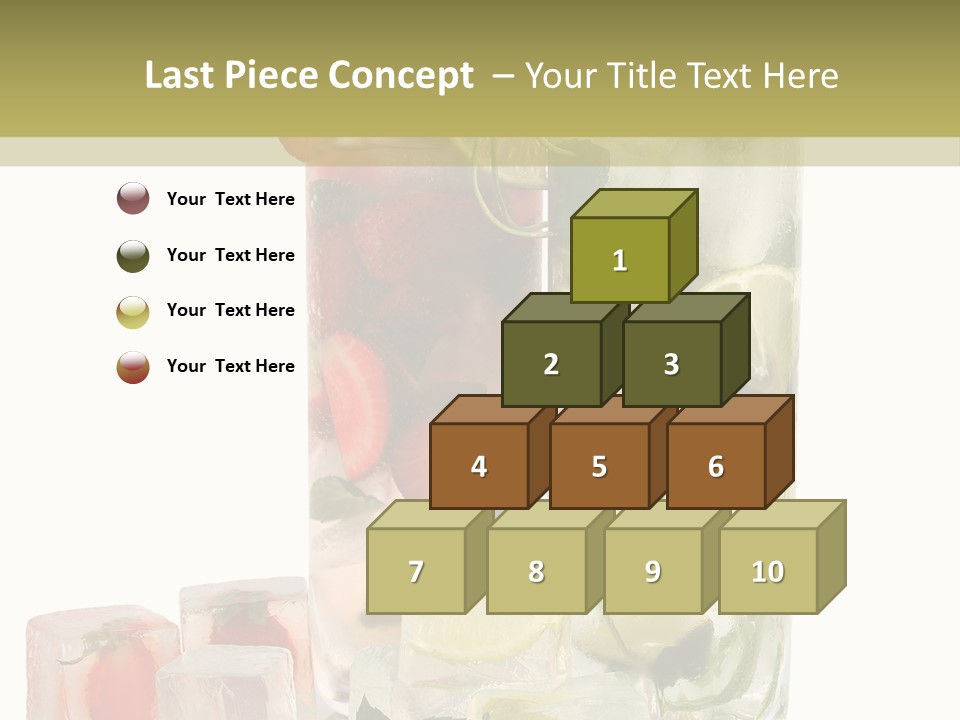 Taste Thirsty Cool PowerPoint Template