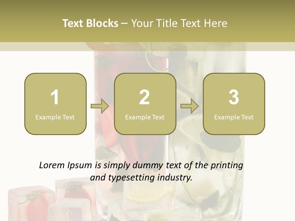 Taste Thirsty Cool PowerPoint Template