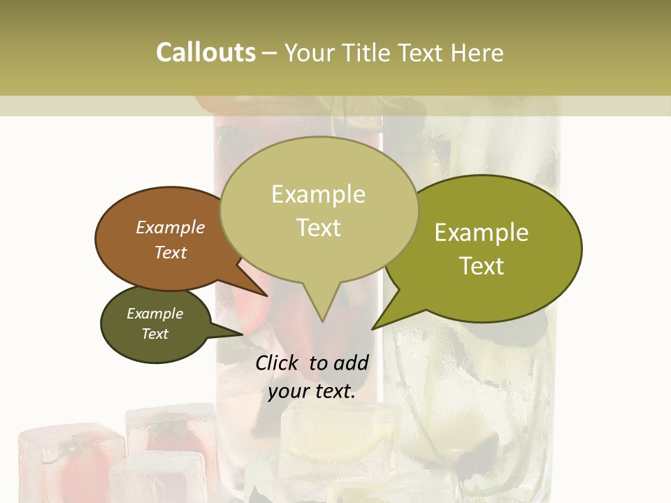 Taste Thirsty Cool PowerPoint Template