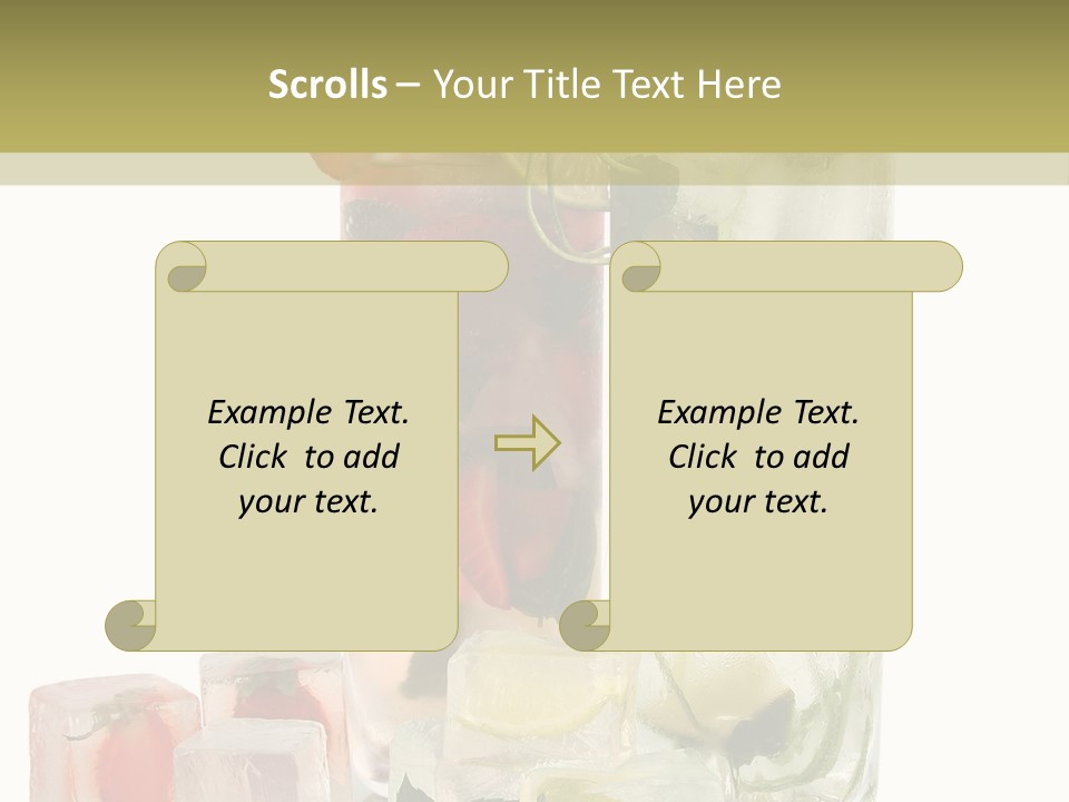 Taste Thirsty Cool PowerPoint Template