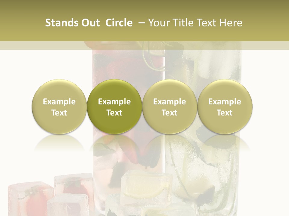 Taste Thirsty Cool PowerPoint Template